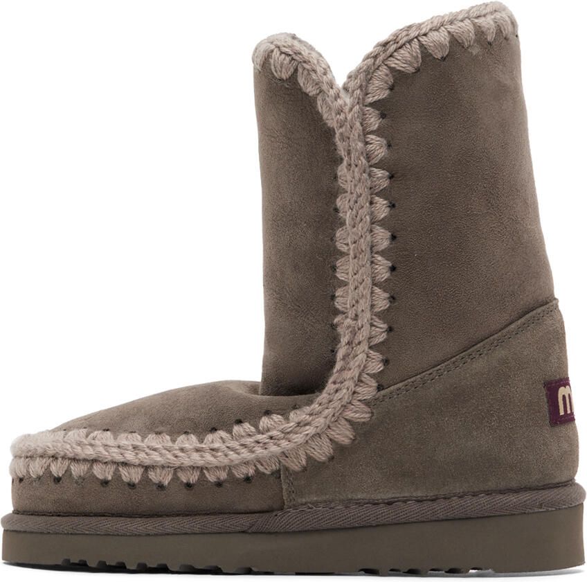 Mou Gray Suede Boots - Picture 2