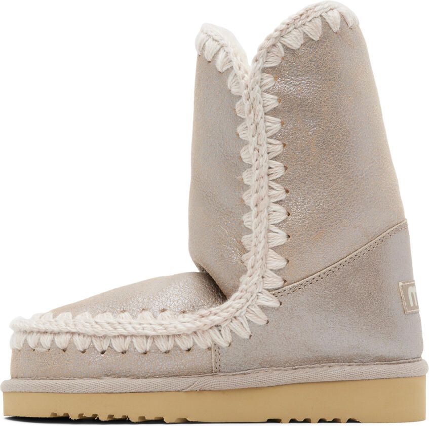 Mou Gray Suede Boots