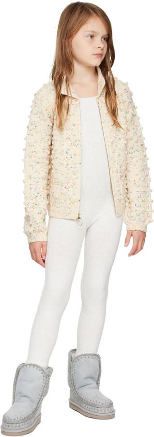 Mou Kids Blue Suede Boots - Picture 4