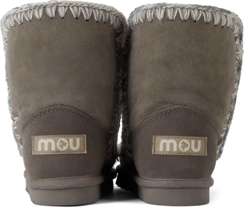 Mou Kids Grey Ankle 18 Boots - Picture 2