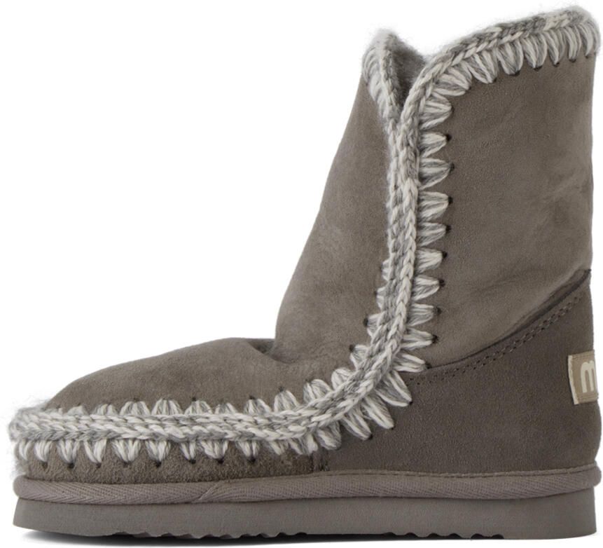 Mou Kids Grey Ankle 18 Boots