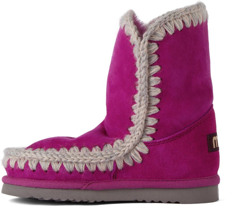 Mou Kids Purple Ankle 18 Boots