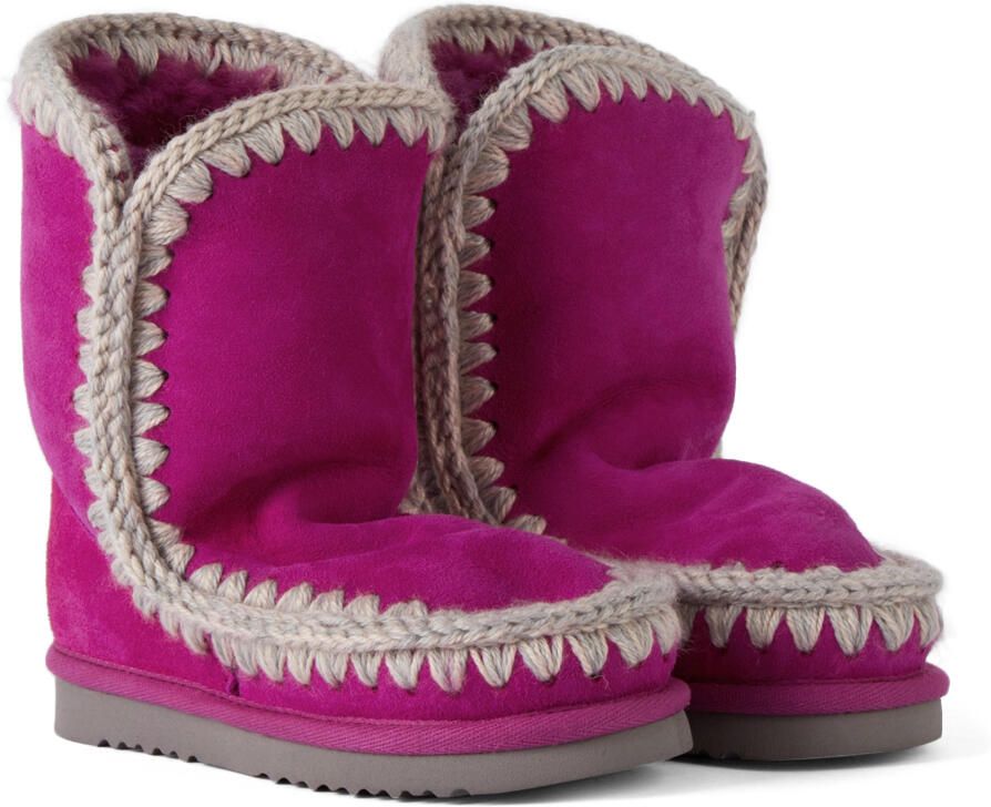 Mou Kids Purple Ankle 18 Boots - Picture 2