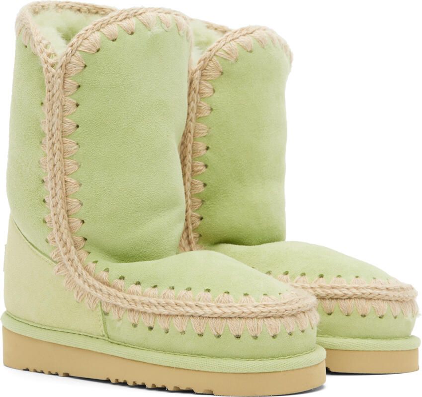 Mou SSENSE Exclusive Green 24 Boots - Picture 3
