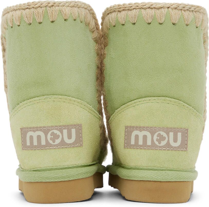 Mou SSENSE Exclusive Kids Green Boots - Picture 2