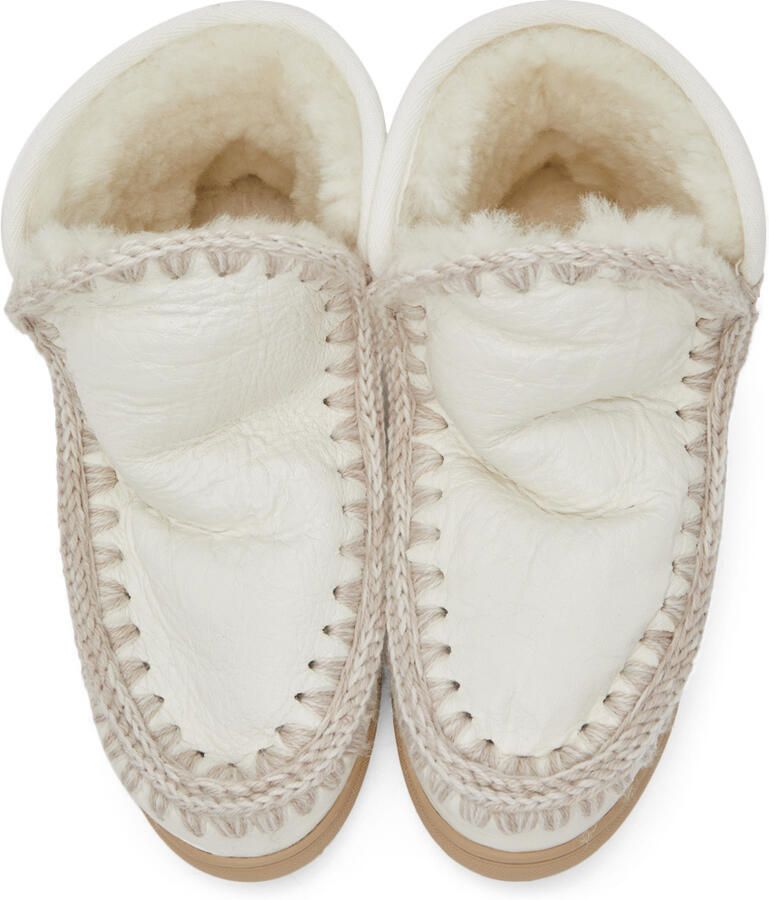 Mou White Sneaker Boots