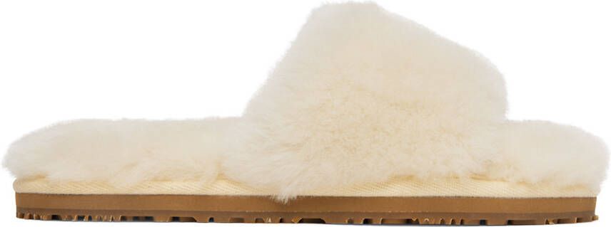 Mou Off-White Open Toe Slide Slippers - Picture 5
