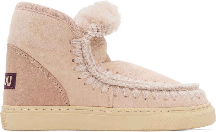 Mou Pink Suede Boots - Picture 5