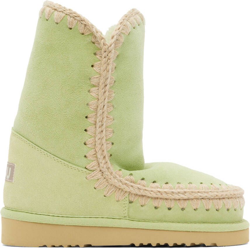 Mou SSENSE Exclusive Green 24 Boots - Picture 5