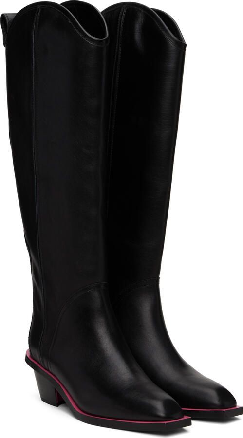 MSGM Black Donna Boots - Picture 2