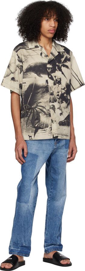 MSGM Black Micro Logo Slides - Picture 3