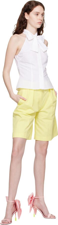 MSGM Pink Bow Heeled Sandals - Picture 4