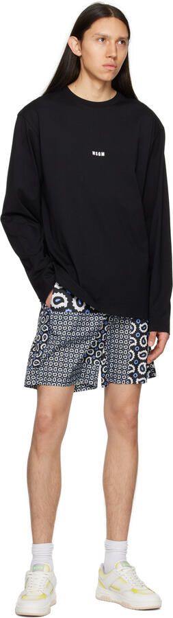 MSGM White & Yellow Scrapa UOMO Sneakers - Picture 4