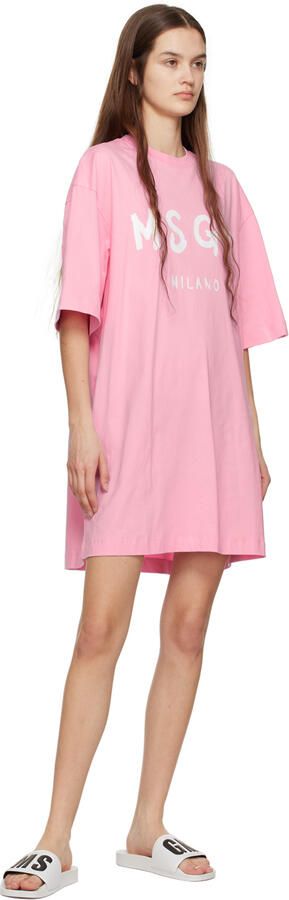 MSGM White Maxi Logo Slides - Picture 3