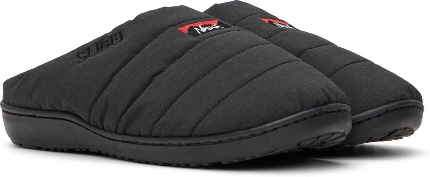 NANGA Black Subu Edition Quilted Slippers - Picture 2