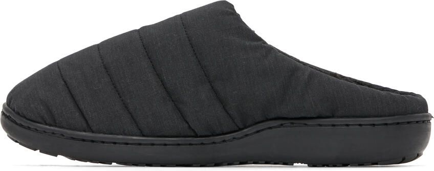 NANGA Black Subu Edition Quilted Slippers - Picture 4