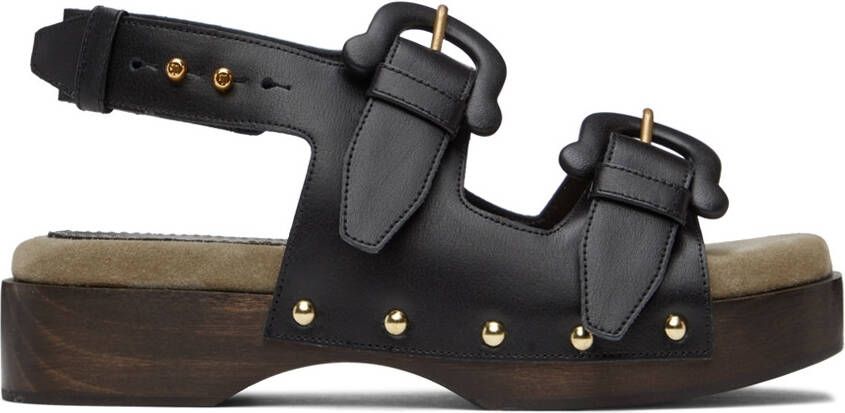 Nanushka Black Mahalia Sandals - Picture 5