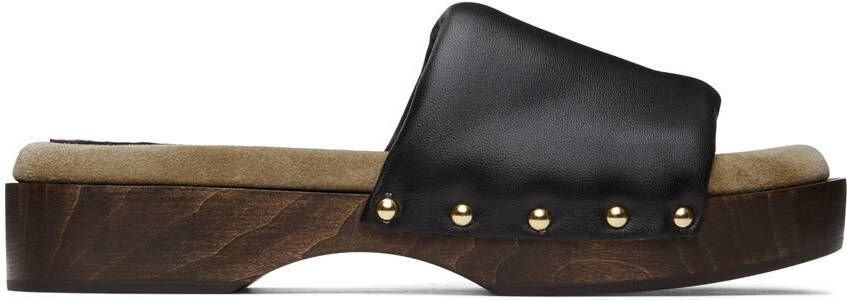 Nanushka Black Stefflon Sandals