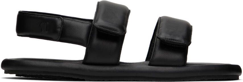 Nanushka Black Tarrus Flat Sandals - Picture 4