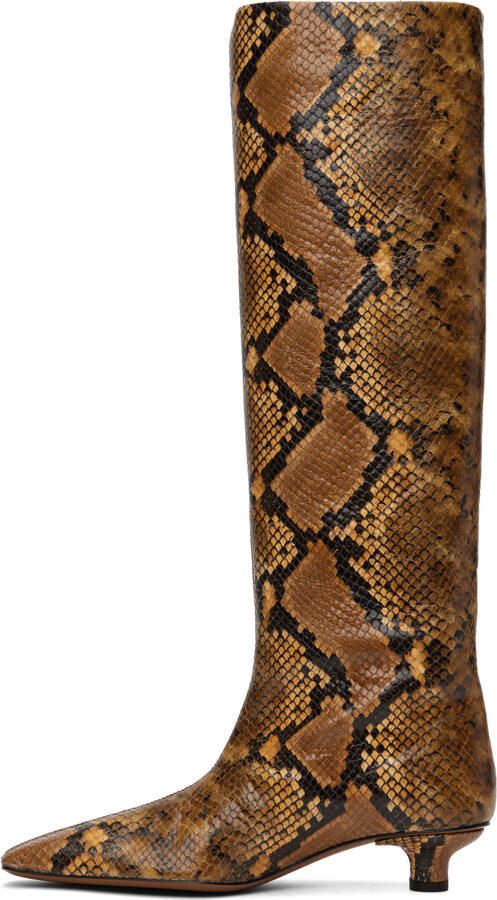 Nanushka Tan Pippa Tall Boots