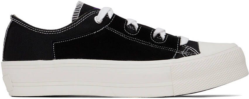 NEEDLES Black Asymmetric Ghillie Sneakers