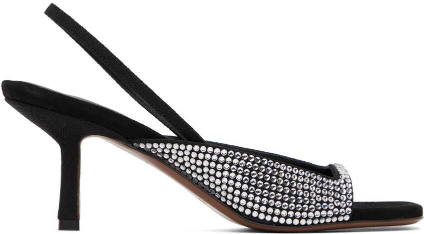 NEOUS Black Kamui Heeled Sandals - Picture 5