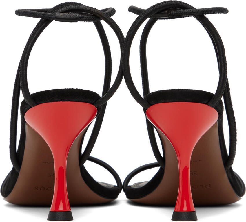 NEOUS Black Nenque Heeled Sandals