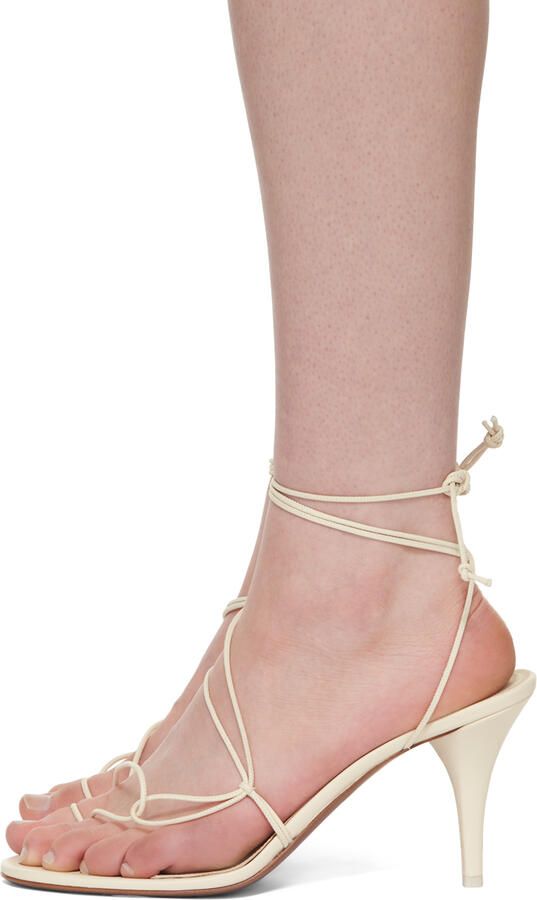 NEOUS Off-White Giena Heeled Sandals - Picture 3