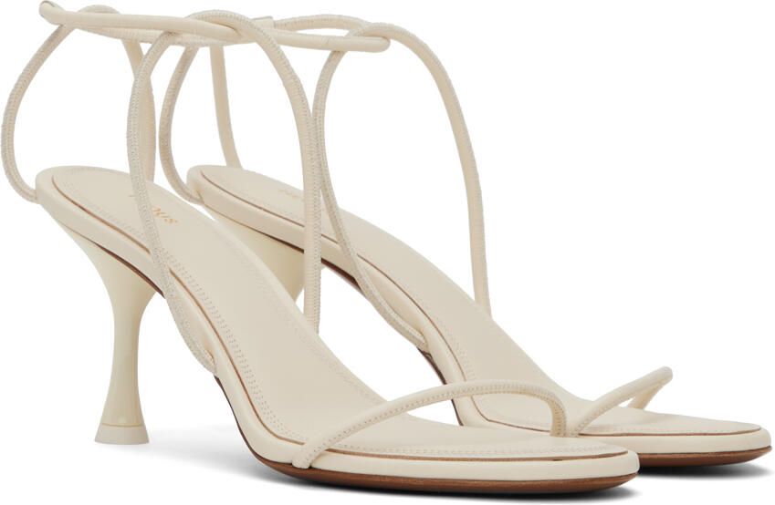 NEOUS White Nenque Heeled Sandals - Picture 3
