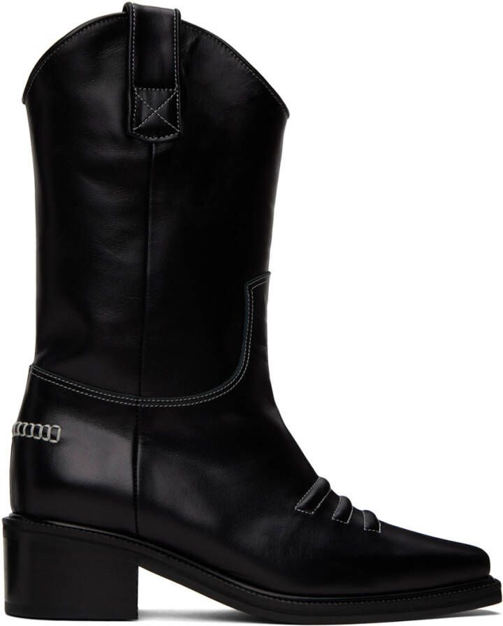 NEUTE Black Marfa Western Boots - Picture 2
