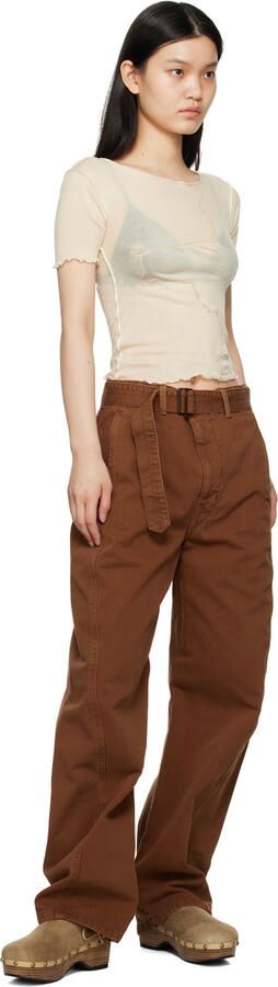 NEUTE Beige Valentina Clogs - Picture 4