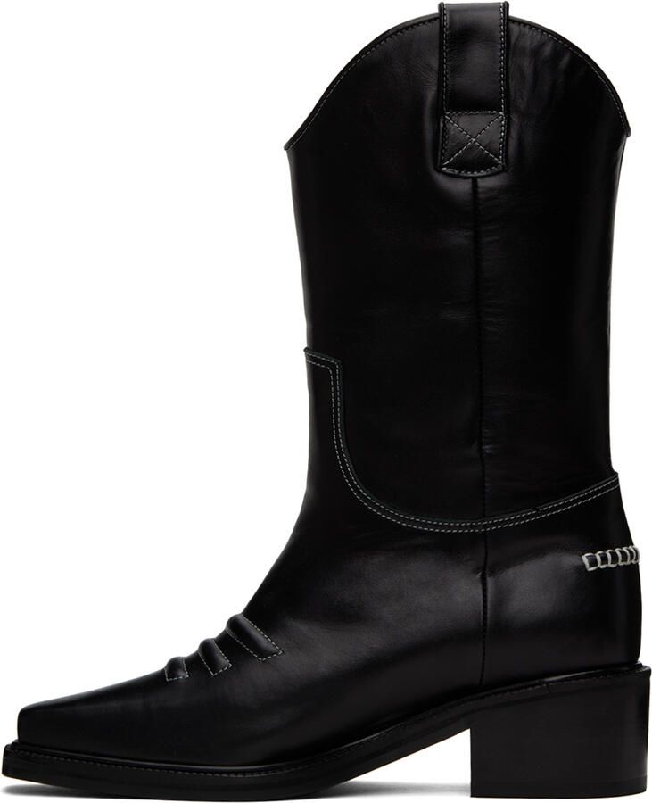 NEUTE Black Marfa Western Boots