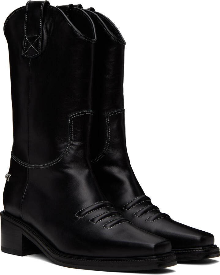 NEUTE Black Marfa Western Boots - Picture 3