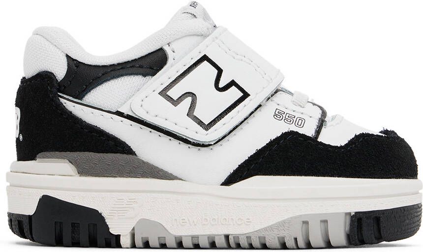 New Balance Baby Black & White 550 Sneakers - Picture 4