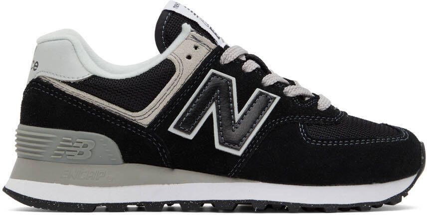 New Balance Black & Gray 574 Core Sneakers - Picture 5