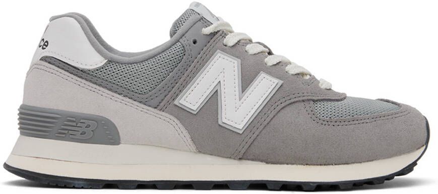 New Balance Gray 574 Sneakers - Picture 5