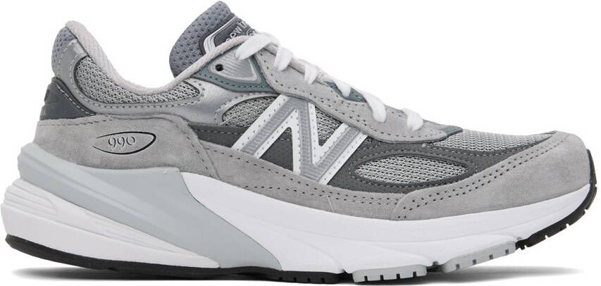 New Balance Gray 'Made In USA' 990v6 Sneakers - Picture 8