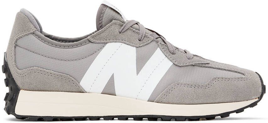 New Balance Kids Gray 327 Big Kids Sneakers - Picture 3