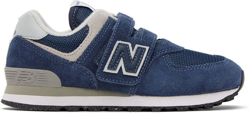 New Balance Kids Navy 574 Core Hook & Loop Little Kids Sneakers - Picture 4