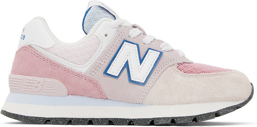 New Balance Kids Pink 574 Sneakers - Picture 2
