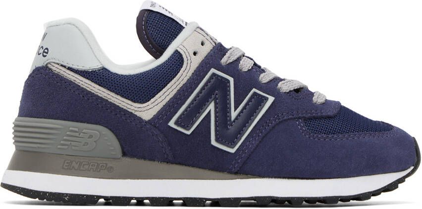 New Balance Navy 574 Core Sneakers - Picture 5