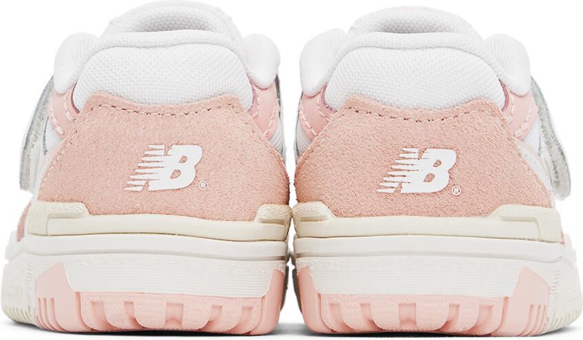 New Balance Baby Pink & White 550 Sneakers - Picture 2