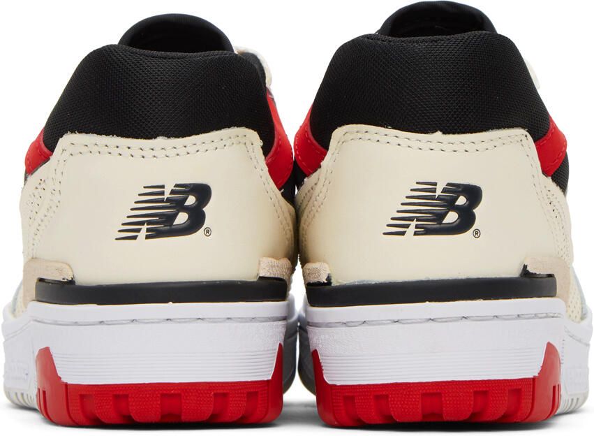 New Balance Off-White & Green 550 Sneakers