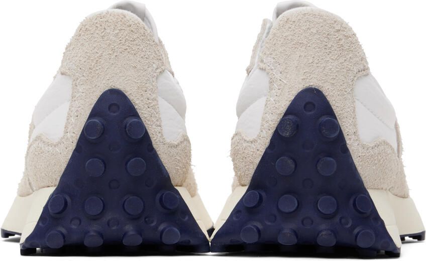 New Balance Beige & White 327 Sneakers