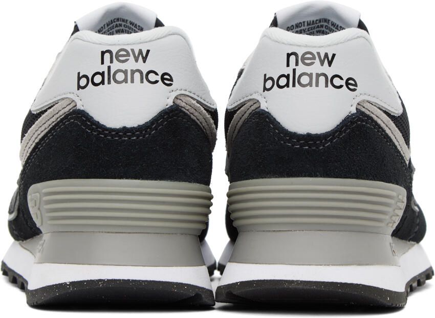 New Balance Black & Gray 574 Core Sneakers