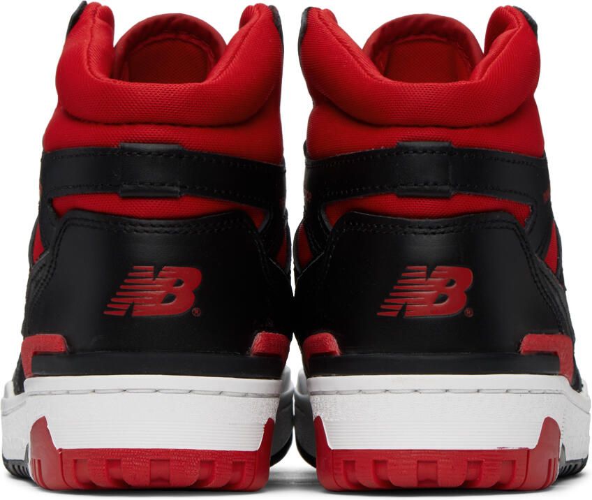 New Balance Black & Red 650R Sneakers