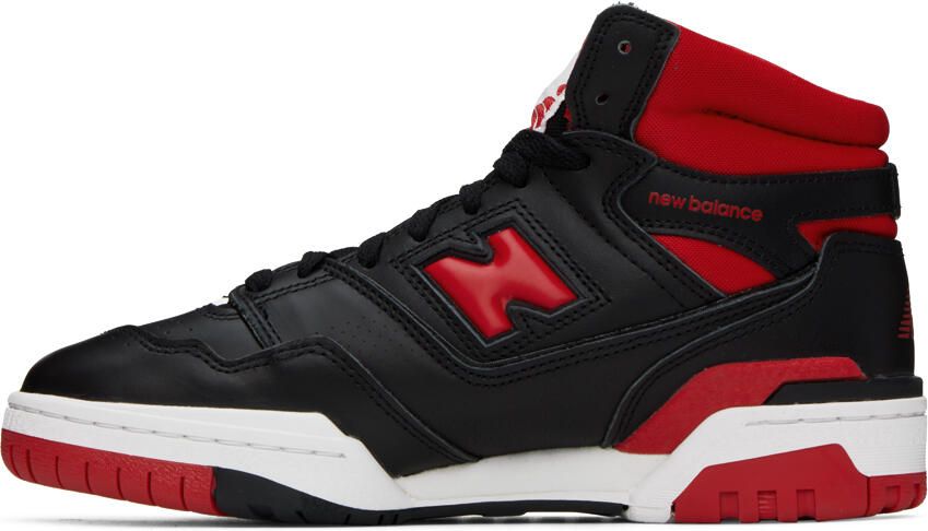 New Balance Black & Red 650R Sneakers - Picture 3