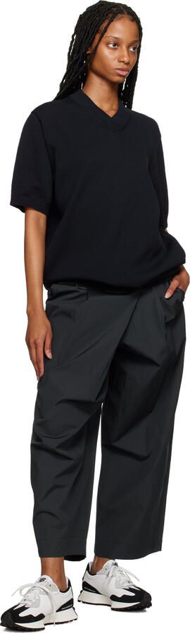 New Balance White & Black 327 Sneakers - Picture 4