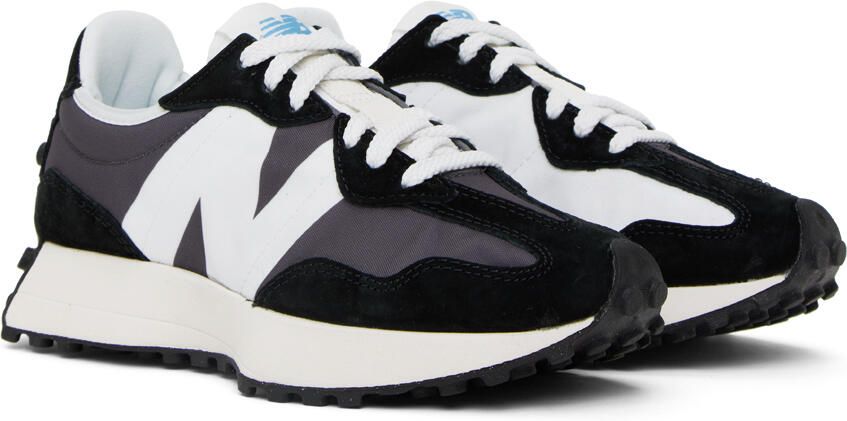 New Balance Black & White 327 Sneakers - Picture 2