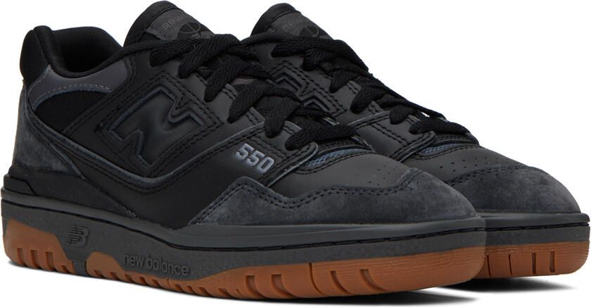 New Balance Black BB550 Sneakers - Picture 2